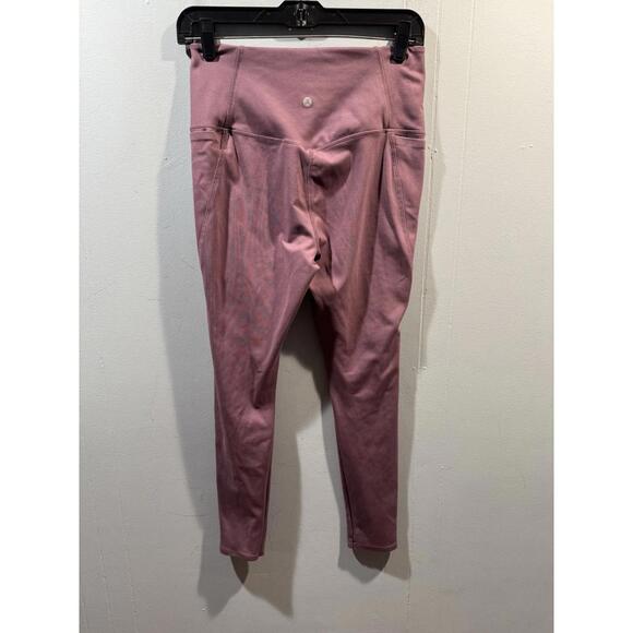 Womens Danskin Leggings With Pockets Size Medium Purple - Picture 2 of 3